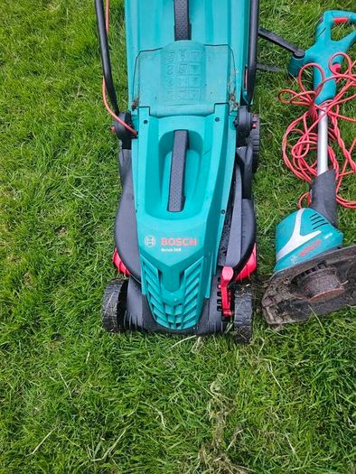 lawnmower and strimmer