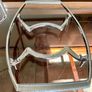 Set of 2 Vintage Corning Ware Pyrosil Chrome Oven to Table Serving Cradles Image 9
