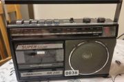 From 1985 Grundig RR240A Radio Cassette-Recorder, working good.