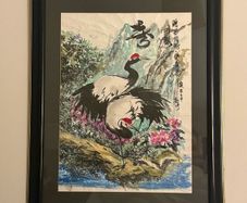 Chinese Painting 60cm x 80cm Framed 90x110cm