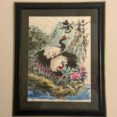 Chinese Painting 60cm x 80cm Framed 90x110cm