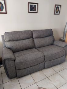 Two reclining sofas