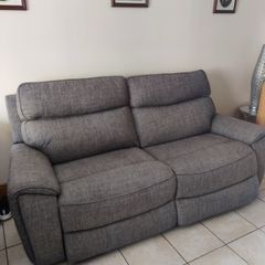 Two reclining sofas