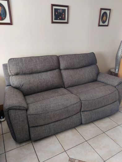 Two reclining sofas