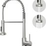 Brushed nickel pull down kitchen tap NEW Image 3
