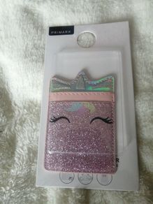 glitter card holder for mobile phone
