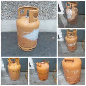 gas bottles (half full)