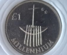 1 Punt Millennium collectable coin in case