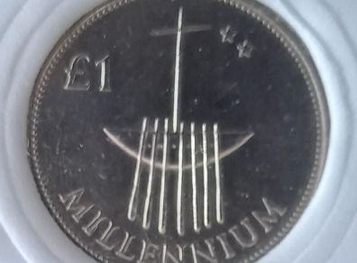 1 Punt Millennium collectable coin in case