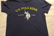 navy kids polo t-shirt