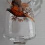 vintage glasses with pheasant collectable Image 3
