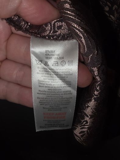 Monsoon Oriental style top size 22