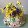 Vintage Falcon Ware "Wishing Well" Flowers Bowl Holder Image 2