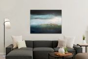 Dalkey Island, XXL painting by Irish artist Helen Mathews