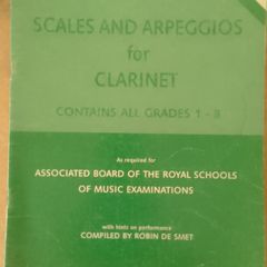 Scales and Arpeggios for Clarinet