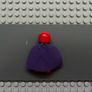 lego super heroes sh0031 Magneto minifigure- Red Outfit, Cloth Cape Image 2