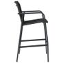 Garden Bar Chairs 4 pcs Grey Textilene Image 2