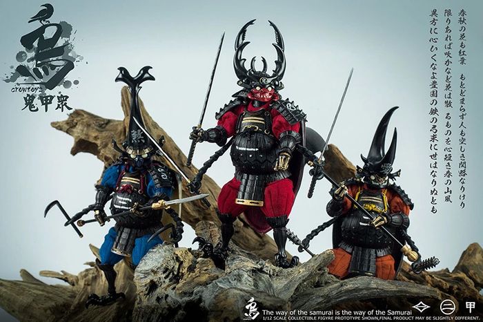 Crowtoys 1/12 scale Samurai Beetle action figures