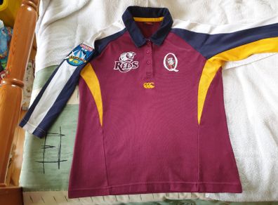 Queensland Reds Rugby Home Jersey 2004 to 2006 Children 14 Years Old