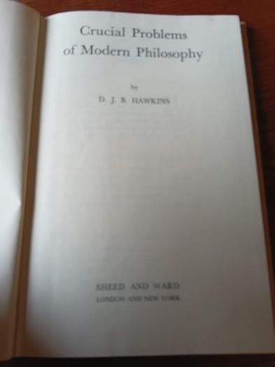Crucial Problems of Modern Philosophy, 1957