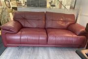 Leather 2-Seater Sofa