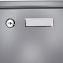 Furnished Wall Mounted Post Box - Large Mail Box Outdoor Weather Resistant Postbox Galvanized Steel Lockable Letterbox Top Loading Mailbox with Cylinder Lock MULTIPLE COLOURS AVAILABLE (FREE POSTAGE) Image 4