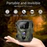 Mini Trail Camera Wildlife Cameras 20MP 1080P Forest Animal Cam Photo Trap Surveillance Tracking Image 4