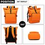 Oxford Cloth School Bag (Orange) Image 2