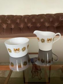 Colclough Bone China Ridgeway Pottery milk Jug and Sugar Bowl