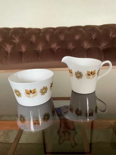 Colclough Bone China Ridgeway Pottery milk Jug and Sugar Bowl
