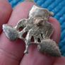 Vintage Rose Pin Badge Silver color MASJ '97 Image 7