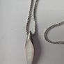 Solid silver chain and pendant Image 2