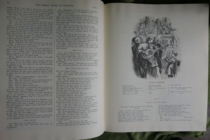 The Library Shakespeare Illustrated by Sir John Gilbert, George Cruikshank & R Dudley - Midpoint Press - Complete Works