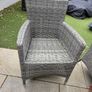 Grey Rattan Outdoor Dining Set Image 6