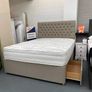 Double Bed And Mattress With Headboard Image 2