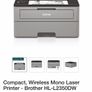 Brother HL-L2350DW Wireless Mono Laser Printer Image 3