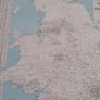 Vintage Wall Map of Great Britain Image 9