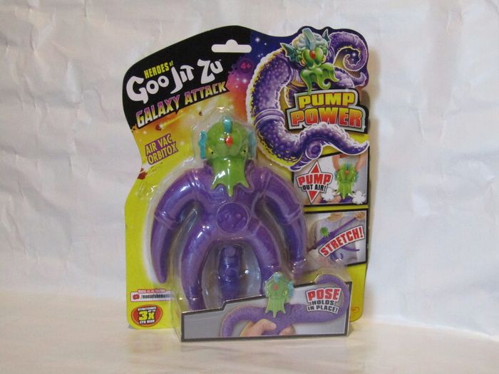 Heroes of Goo Jit Zu Moose Heroes Galaxy Attack Bomb Power Air VAC Orbitox Figure Brand New Sealed Rare Hard To Find