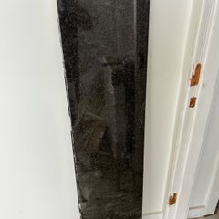 Polished Black Granite Slab
