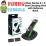 Xbox Series X / S Twin Charging Dock Charge Station Rechargeable Battery Packs Black Image 2