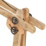 Floor Lamp White Solid Mango Wood E27 Image 5