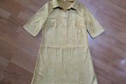 New suede effect mini dress