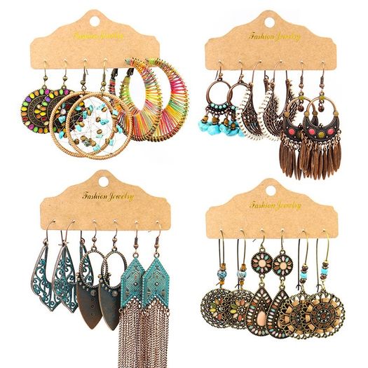 Earrings-Bohemian style