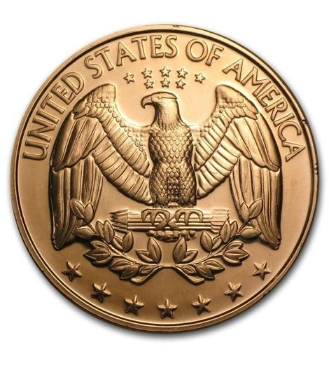 1 oz Copper .999 Round bullion coin  - U.S. Quarter