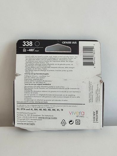 HP 338 Black Ink Cartridge