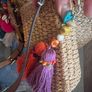 Parfois straw set : tote bag, crossbody bag, two wallets. Image 6