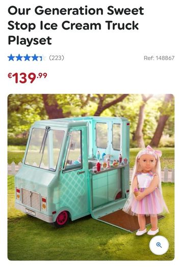 Our Generation Sweet Stop Ice Cream Truck Playset