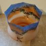1930s handpainted opaline light shade Image 2