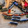 toy train set with 5 battery opearted locomotives Image 3