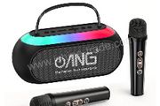 ANG SPK05 Karaoke Wireless BT Speaker- Black
